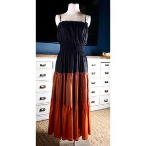 Anthropologie Aletha Tiered Midi Dress New XS